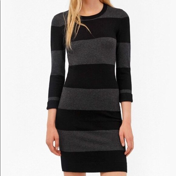 ✨ FRENCH CONNECTION bambi stripe sweater dress✨ - Picture 1 of 5